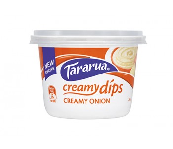 Tararua Creamy Dip Creamy Onion 250g